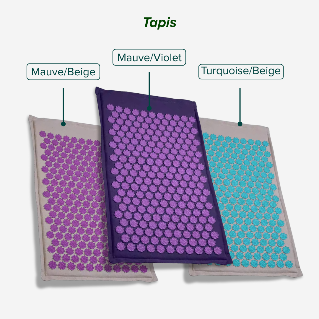 Tapis d’acupression, 15 minutes pour un corps sain
